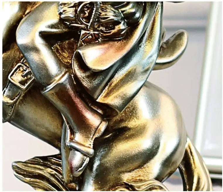 Napoleon on Horseback Statue, Silver, 33 cm