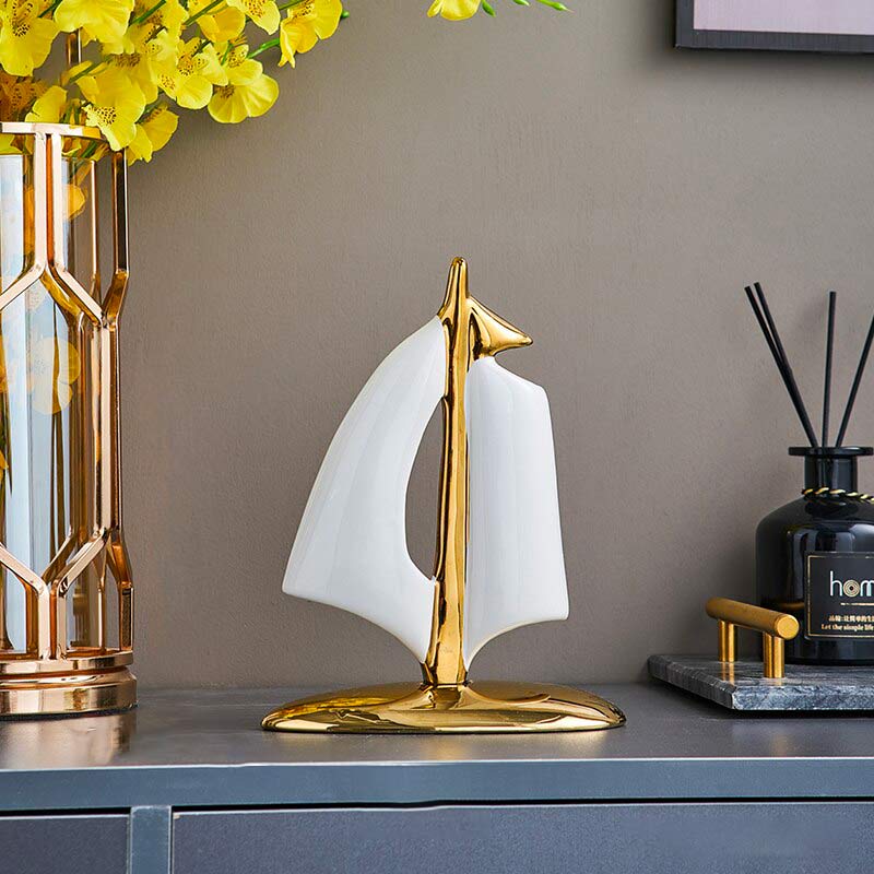 Modern Sculpture <br/> Boat Decor