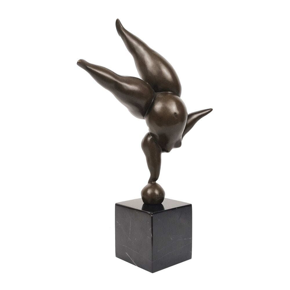 Botero Woman Sculpture in Bronze 34 cm