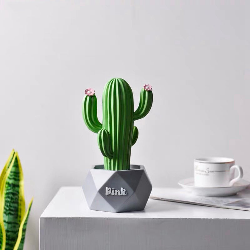 Modern Sculpture <br/> Indoor Decorative Cactus