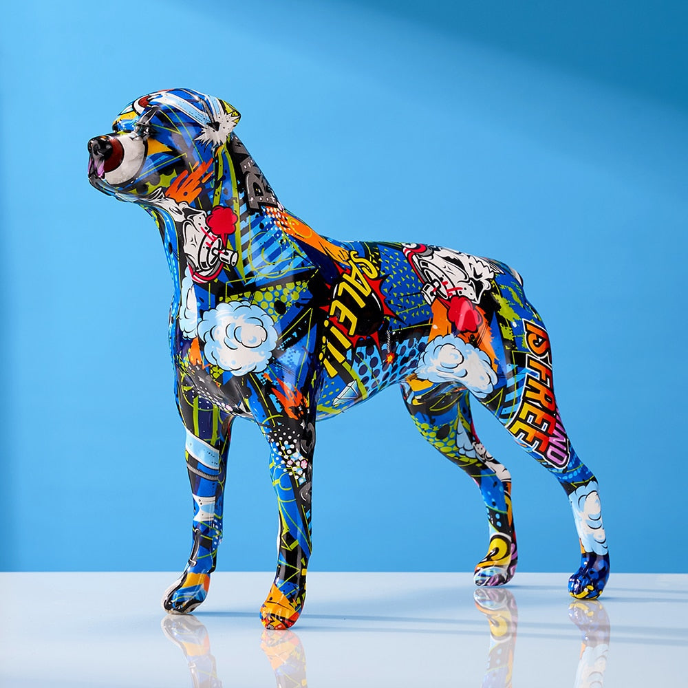 Dog Statue <br/> Pop Art Dog Sculpture