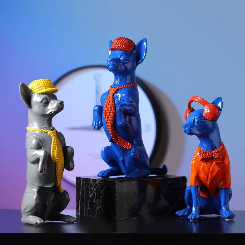 Dog Statue <br> Chihuahua Sculpture