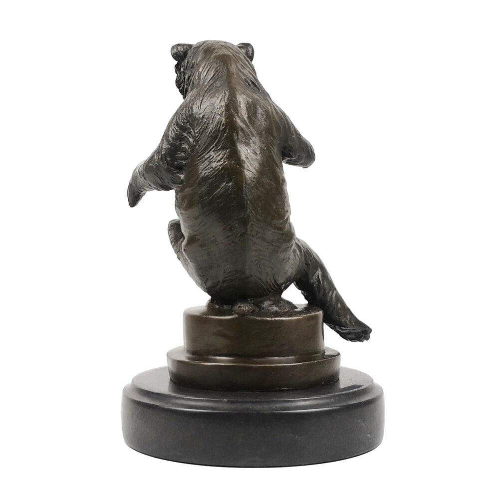Bronze Animal Sculpture <br/> Bear 22 cm