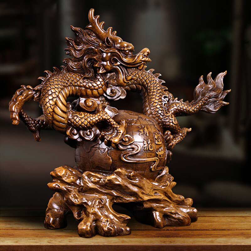 Modern Sculpture <br/> Chinese Dragon Statue