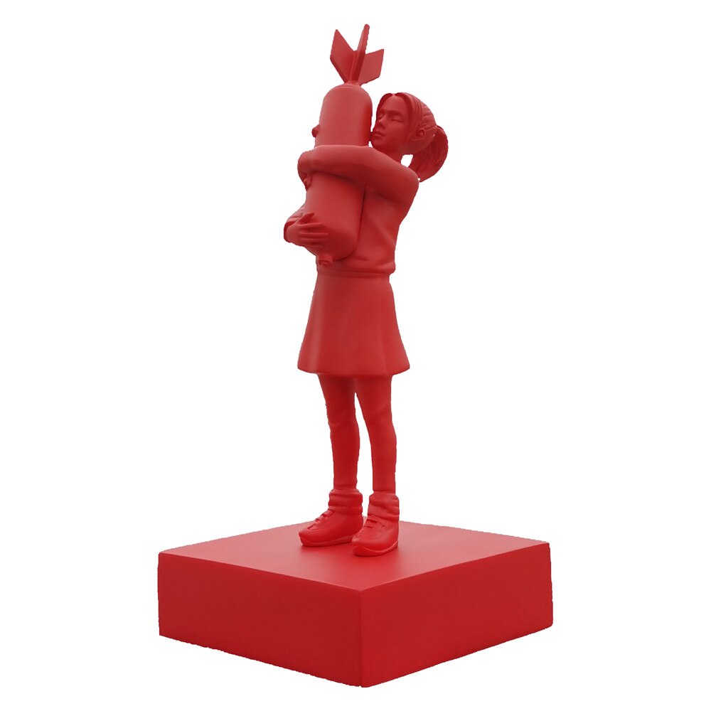 Contemporary Sculpture <br> Bomb Love Statue by Banksy