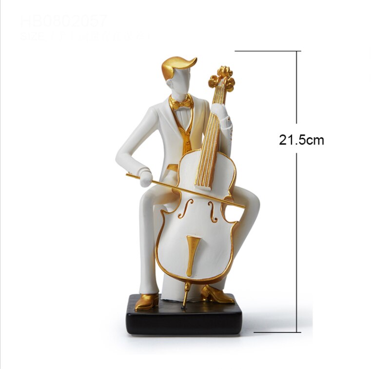 Man Statue <br> Musician Statuette