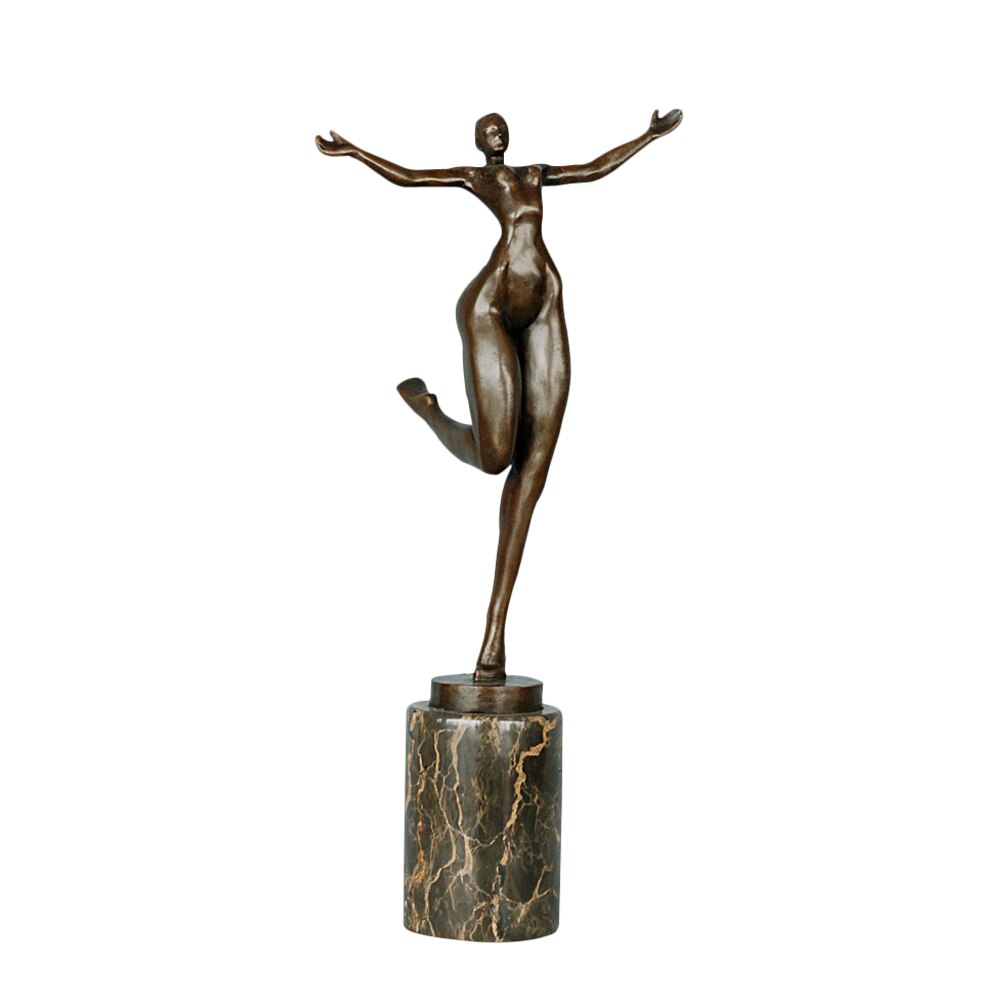 Bronze Sculpture <br/> Bronze Woman Statuette 41 cm
