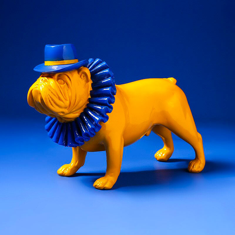 Bulldog Statue <br/> English Bulldog Decor 19 cm