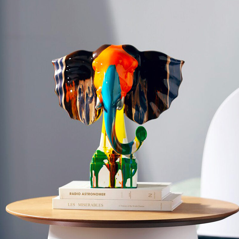 Elephant Statue <br/> Multicolor