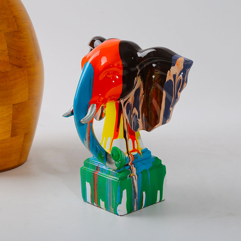 Elephant Statue <br/> Multicolor