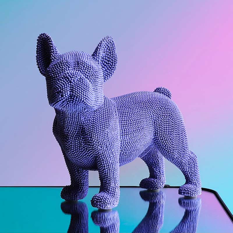 Bulldog Statue <br/> French Bulldog Decor 19 cm