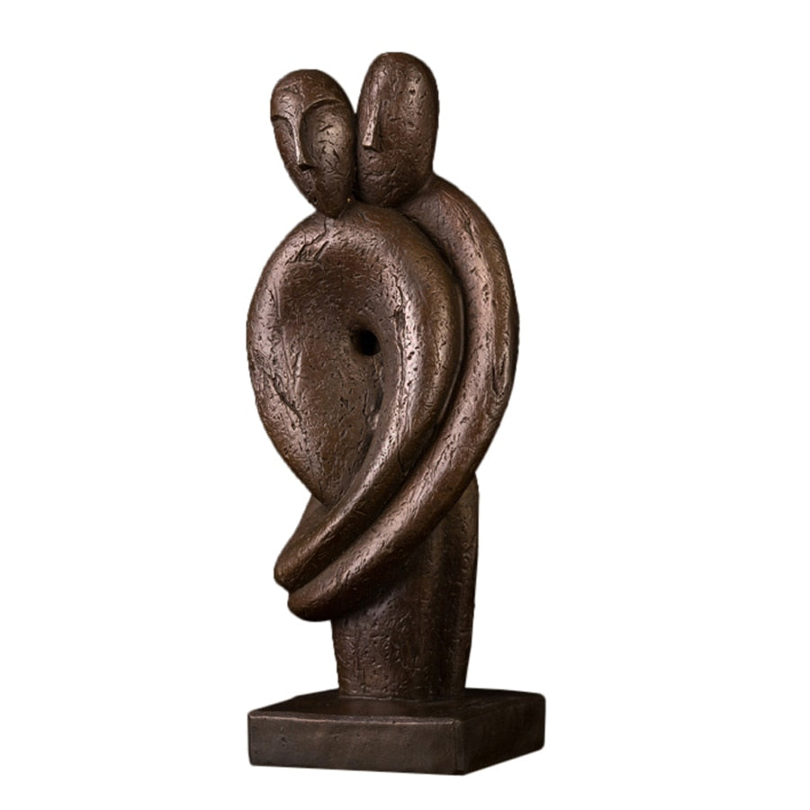 Bronze Couple Sculpture