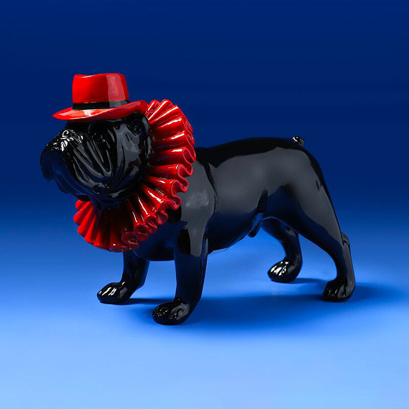 Bulldog Statue <br/> English Bulldog Decor 19 cm