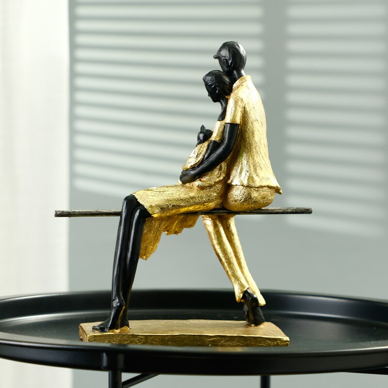Modern Couple Sculpture
