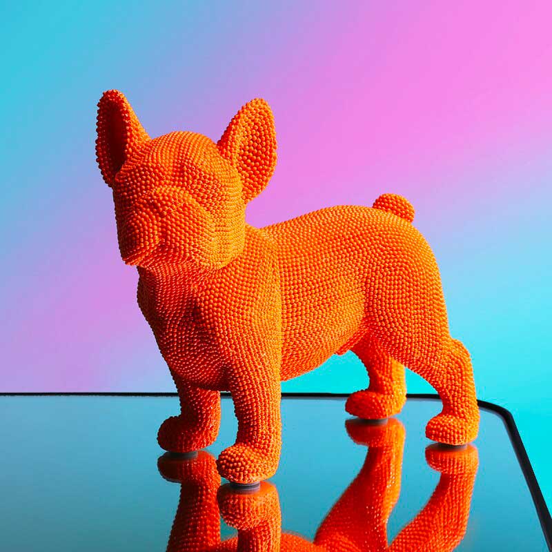 Bulldog Statue <br/> French Bulldog Decor 19 cm