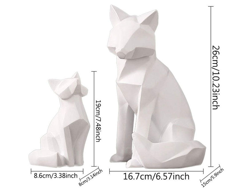 Geometric White Fox