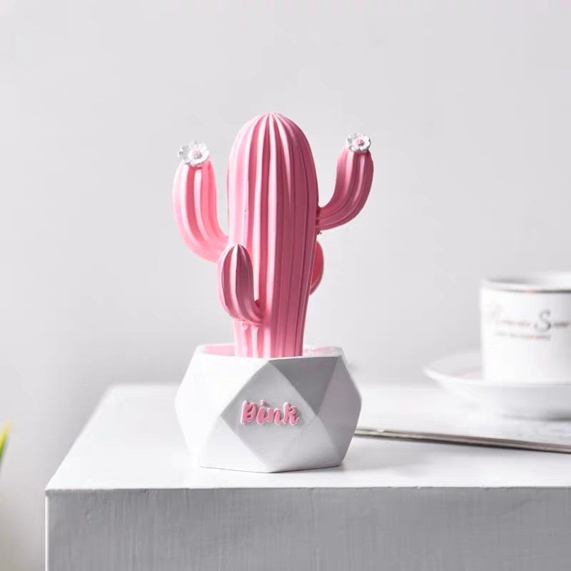 Modern Sculpture <br/> Indoor Decorative Cactus