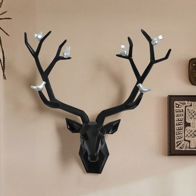 Modern Wall Sculpture <br/> Origami Deer Head