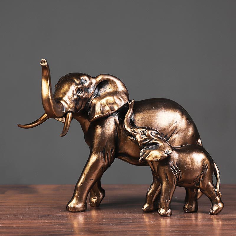 Elephant Statue <br/> Gold