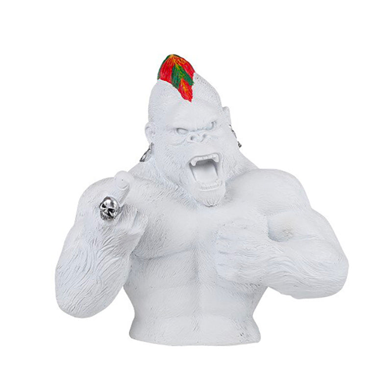 Resin Gorilla Statue <br/> Black