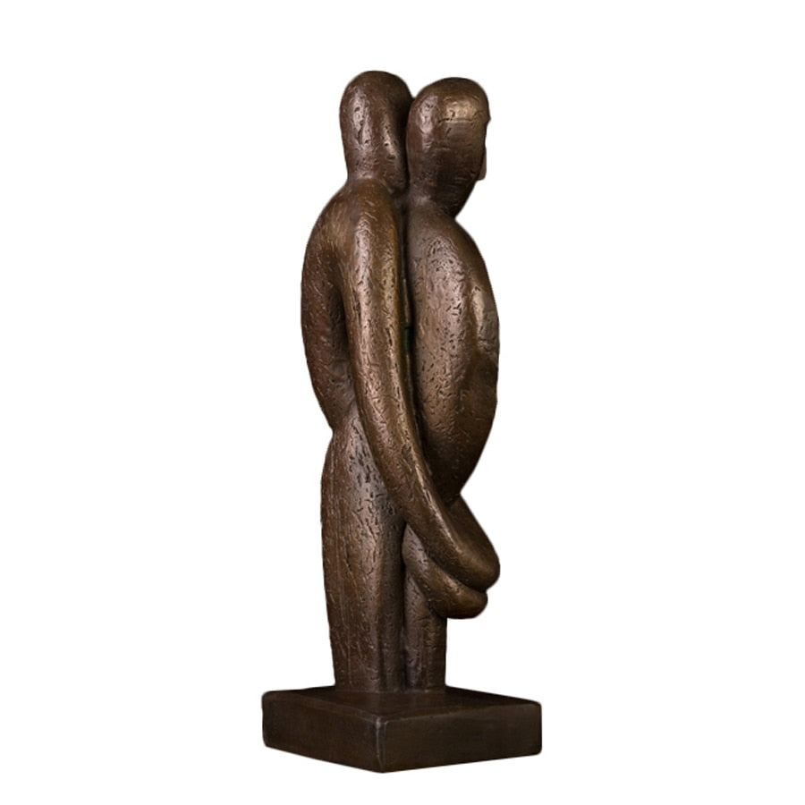 Bronze Couple Sculpture