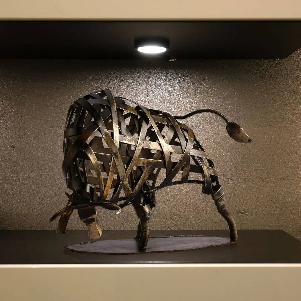 Rusty Bull Sculpture