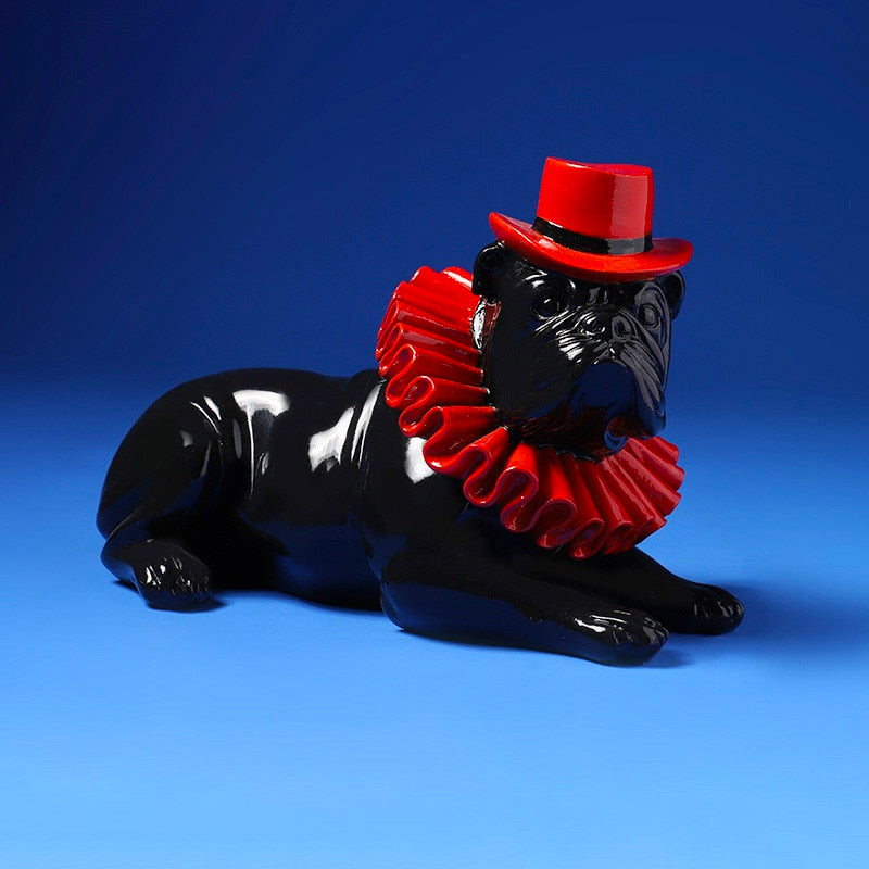 Bulldog Statue <br/> English Bulldog Resin 17 cm