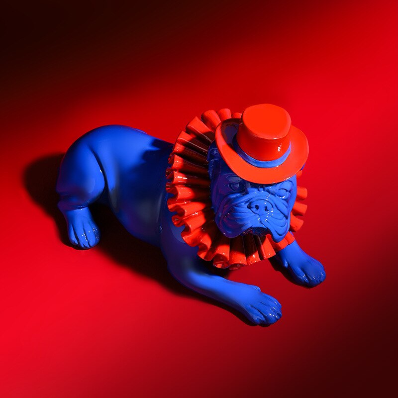 Bulldog Statue <br/> English Bulldog Resin 17 cm