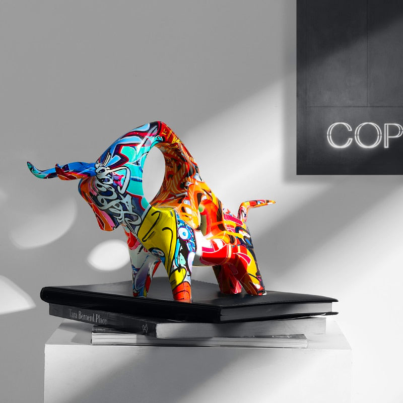 Bull Statue <br/> Multicolor