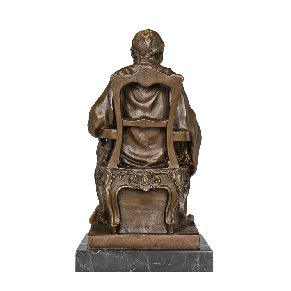 Bronze Sculpture <br/> Voltaire 35 cm