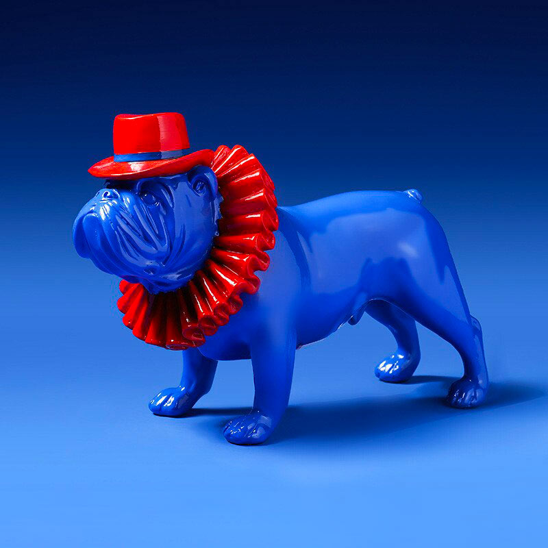 Bulldog Statue <br/> English Bulldog Decor 19 cm
