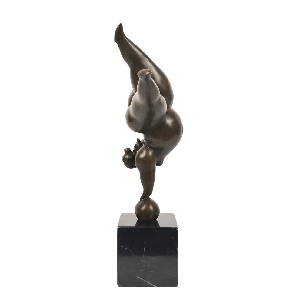 Botero Woman Sculpture in Bronze 34 cm
