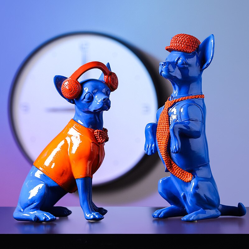 Dog Statue <br> Chihuahua Sculpture