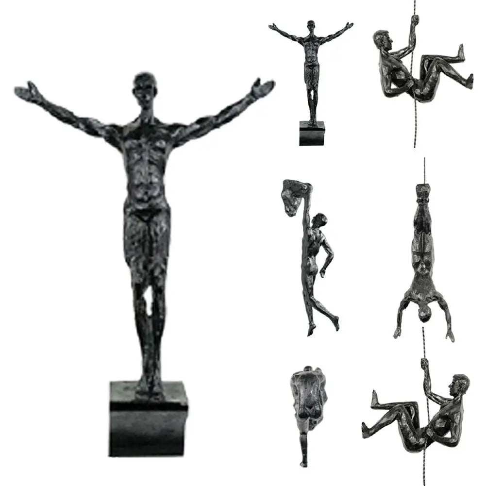I Will Get To The Top Sculptures, Set of 6