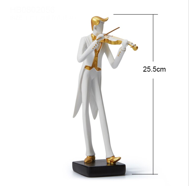 Man Statue <br> Musician Statuette