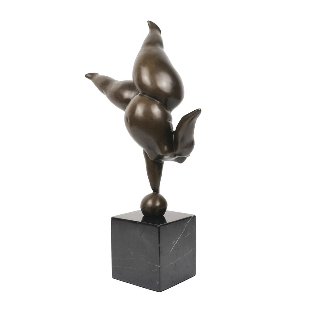Botero Woman Sculpture in Bronze 34 cm