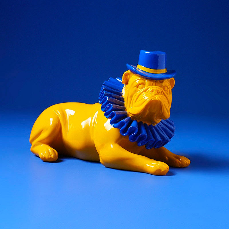 Bulldog Statue <br/> English Bulldog Resin 17 cm