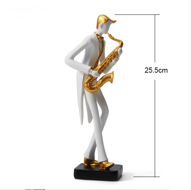 Man Statue <br> Musician Statuette