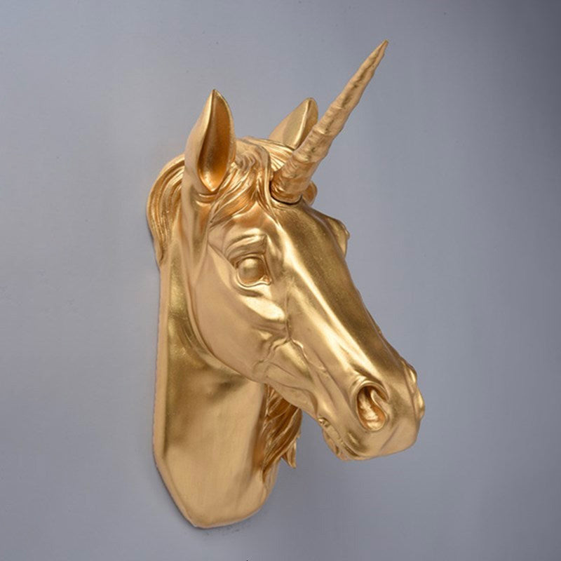 Unicorn Wall Sculpture <br/> Contemporary Wall Statue