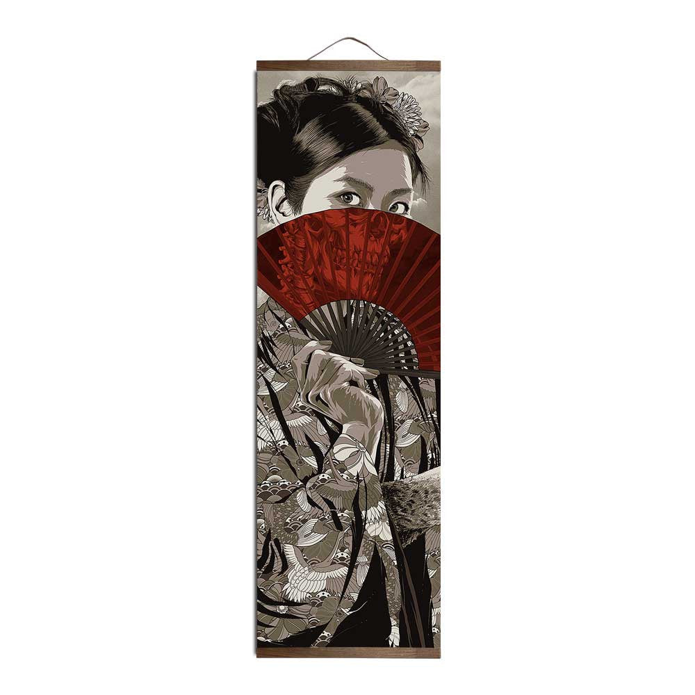 Heart Of A Warrior Samurai Paintings