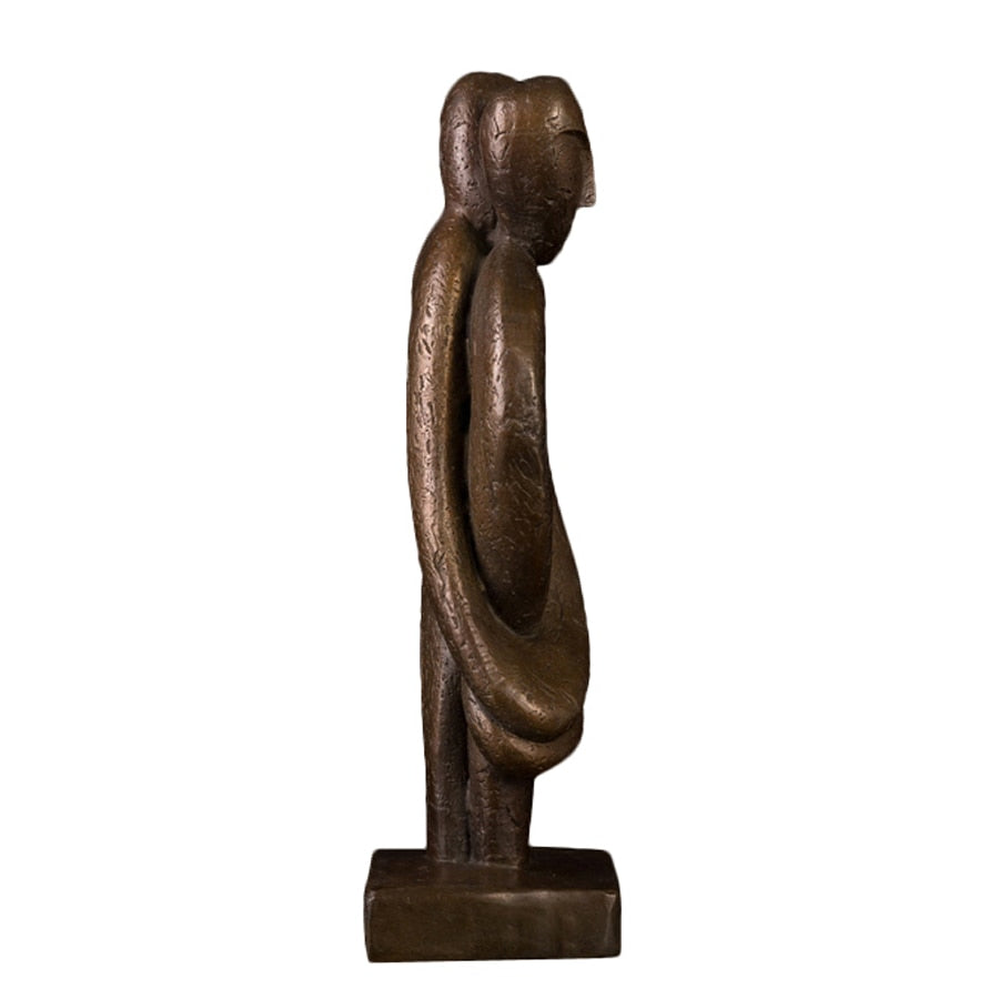 Bronze Couple Sculpture