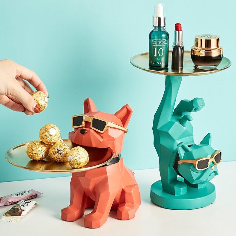 Geometric Dog Yoga Tray