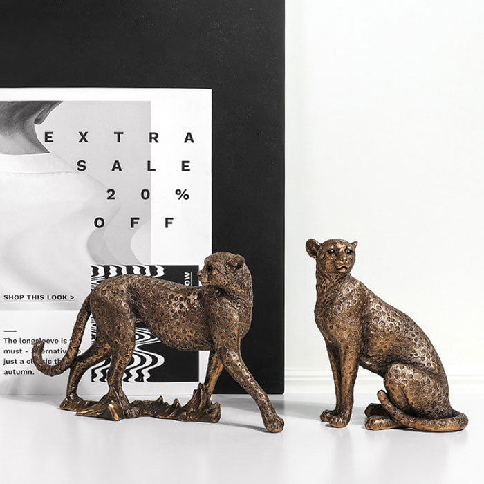 Panther Statue <br/> Cheetah Sculpture