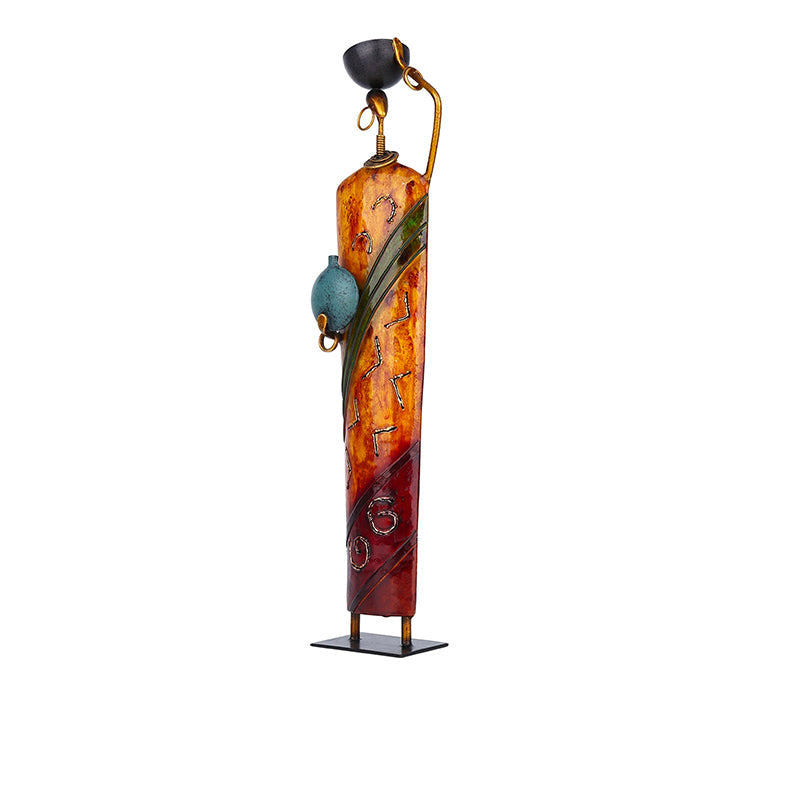 African Statue <br/> in Metal