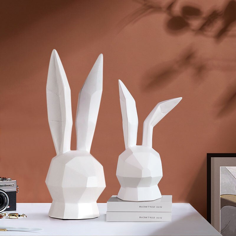 Origami Rabbit Statuette