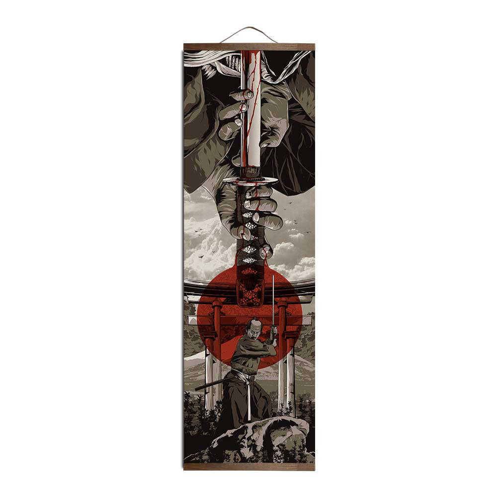Heart Of A Warrior Samurai Paintings