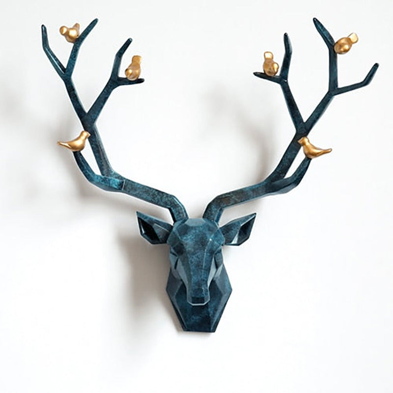 Modern Wall Sculpture <br/> Origami Deer Head