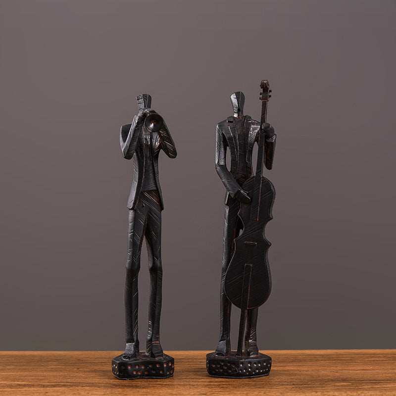 Man Statue <br/> Musician Figurine