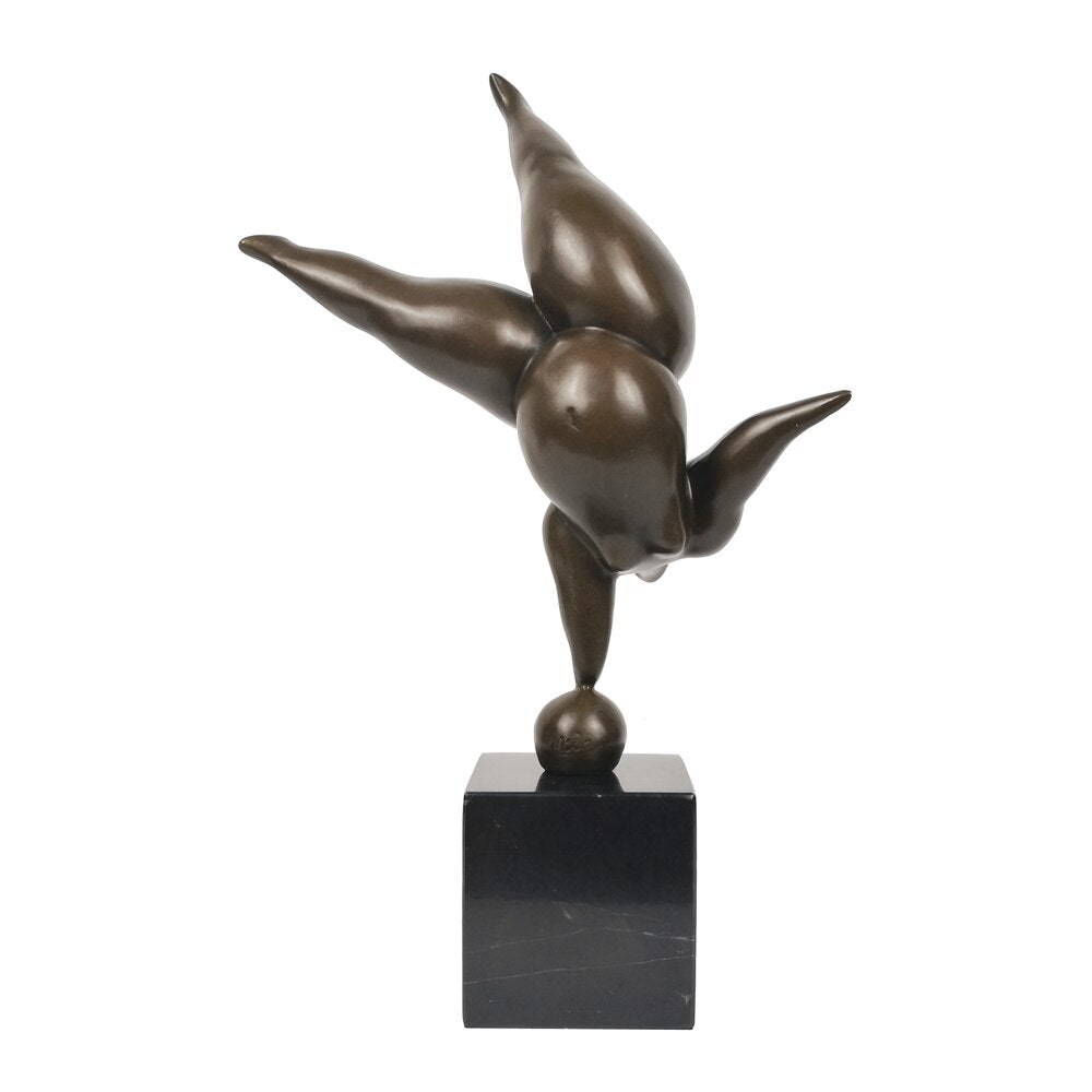 Botero Woman Sculpture in Bronze 34 cm