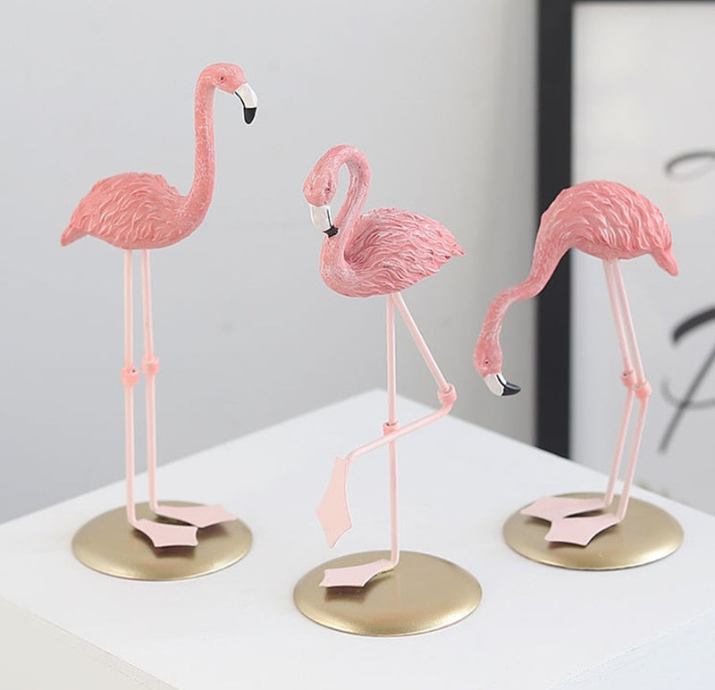Pink Flamingo Figurine
